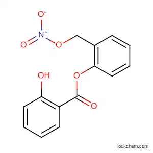 Molecular Structure of 410071-34-0 (Benzoic acid, 2-hydroxy-, 2-[(nitrooxy)methyl]phenyl ester)