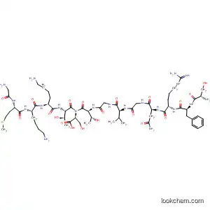 Molecular Structure of 412938-65-9 (L-Serine,
L-seryl-L-phenylalanyl-L-arginyl-L-asparaginylglycyl-L-valylglycyl-L-threonyl
glycyl-L-methionyl-L-lysyl-L-lysyl-L-threonyl-)