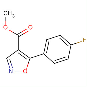 4-ISOXAZOLECARBOXYLIC ACID 5-(4-FLUOROPHENYL)-,METHYL ESTERCAS