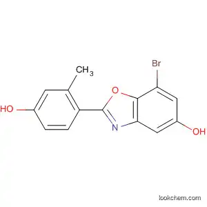 Molecular Structure of 440122-81-6 (5-Benzoxazolol, 7-bromo-2-(4-hydroxy-2-methylphenyl)-)