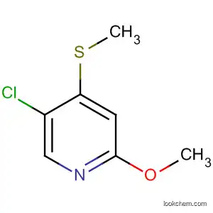 Molecular Structure of 474824-69-6 (Pyridine, 5-chloro-2-methoxy-4-(methylthio)-)