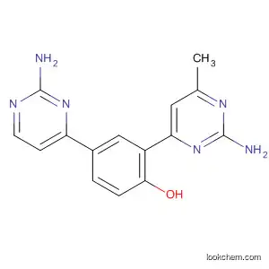 Molecular Structure of 477726-81-1 (Phenol, 2-(2-amino-6-methyl-4-pyrimidinyl)-4-(2-amino-4-pyrimidinyl)-)