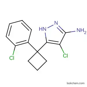 1H-Pyrazol-3-amine, 4-chloro-5-[1-(2-chlorophenyl)cyclobutyl]-