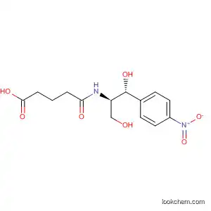 Molecular Structure of 488797-53-1 (Pentanoic acid,
5-[[(1R,2R)-2-hydroxy-1-(hydroxymethyl)-2-(4-nitrophenyl)ethyl]amino]-5
-oxo-)