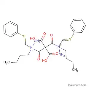 Molecular Structure of 488832-75-3 (Propanedioic acid, bis[2-butyl-2-(phenylthioxomethyl)hydrazide])