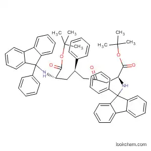 Molecular Structure of 489428-99-1 (Nonanedioic acid,
4-oxo-6-phenyl-2,8-bis[(9-phenyl-9H-fluoren-9-yl)amino]-,
bis(1,1-dimethylethyl) ester, (2S,6R,8S)-)