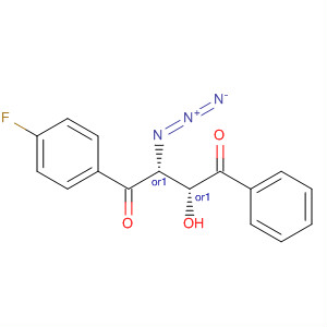 1,4-Butanedione, 2-azido-1-(4-fluorophenyl)-3-hydroxy-4-phenyl-,  (2R,3R)-rel-