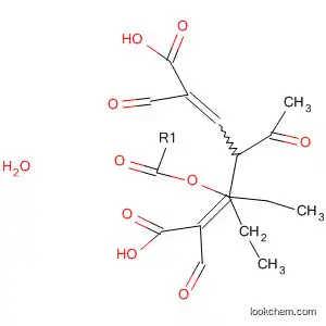 Molecular Structure of 490038-00-1 (2-Propenoic acid, 3,3'-[(1-methylethylidene)bis(oxy)]bis[2-formyl-,
diethyl ester)
