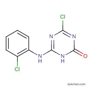 Molecular Structure of 492468-14-1 (1,3,5-Triazin-2(1H)-one, 4-chloro-6-[(2-chlorophenyl)amino]-)