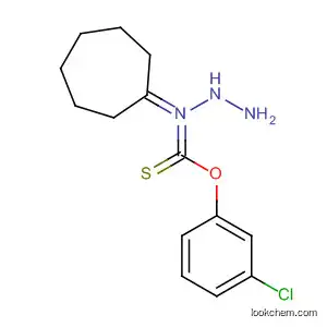 Hydrazinecarboximidothioic acid, cycloheptylidene-, 3-chlorophenyl
ester