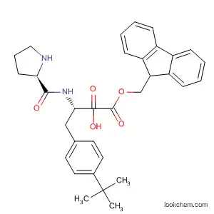 Molecular Structure of 493045-70-8 (L-Phenylalanine,
1-[(9H-fluoren-9-ylmethoxy)carbonyl]-L-prolyl-4-(1,1-dimethylethyl)-)