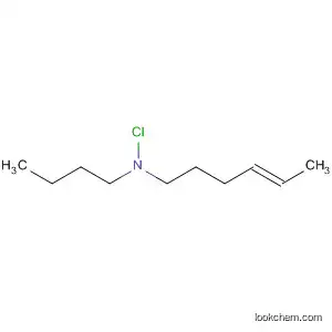 4-Hexen-1-amine, N-butyl-N-chloro-, (4E)-