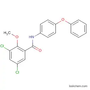Molecular Structure of 494206-87-0 (Benzamide, 3,5-dichloro-2-methoxy-N-(4-phenoxyphenyl)-)