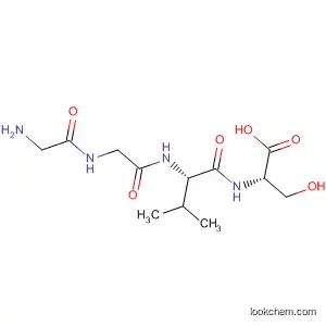Molecular Structure of 494835-00-6 (L-Serine, glycylglycyl-L-valyl-)