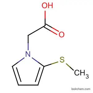 Molecular Structure of 494852-04-9 (1H-Pyrrole-1-acetic acid, 2-(methylthio)-)