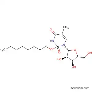 Molecular Structure of 496042-44-5 (Thymidine, a-(octyloxy)-)