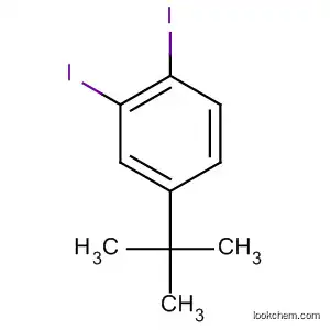 Molecular Structure of 496800-71-6 (Benzene, 4-(1,1-dimethylethyl)-1,2-diiodo-)