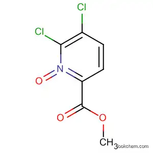 Molecular Structure of 496849-75-3 (2-Pyridinecarboxylic acid, 5,6-dichloro-, methyl ester, 1-oxide)