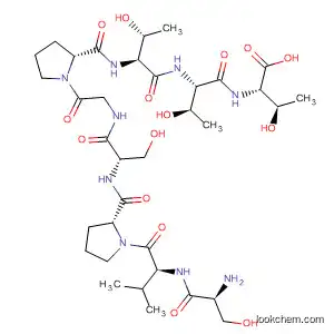 Molecular Structure of 496857-83-1 (L-Threonine,
L-seryl-L-valyl-L-prolyl-L-serylglycyl-L-prolyl-L-threonyl-L-threonyl-)