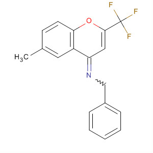 Molecular Structure of 497147-53-2 (Benzenemethanamine,
N-[6-methyl-2-(trifluoromethyl)-4H-1-benzopyran-4-ylidene]-)
