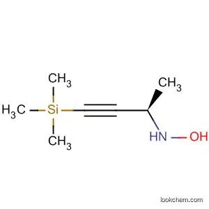 Molecular Structure of 497155-91-6 (3-Butyn-2-amine, N-hydroxy-4-(trimethylsilyl)-, (2R)-)