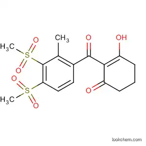 Molecular Structure of 497227-20-0 (2-Cyclohexen-1-one,
3-hydroxy-2-[2-methyl-3,4-bis(methylsulfonyl)benzoyl]-)