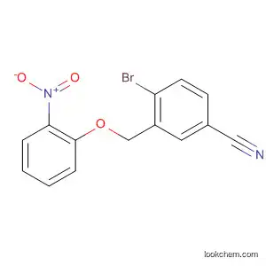 Molecular Structure of 497227-78-8 (Benzonitrile, 4-bromo-3-[(2-nitrophenoxy)methyl]-)