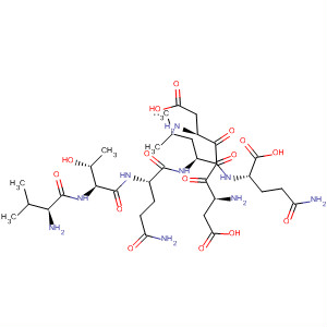 Molecular Structure of 497228-01-0 (L-Glutamine,
L-valyl-L-threonyl-L-glutaminyl-L-a-aspartyl-L-a-aspartyl-L-leucyl-)