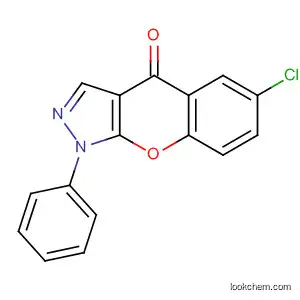 [1]Benzopyrano[2,3-c]pyrazol-4(1H)-one, 6-chloro-1-phenyl-