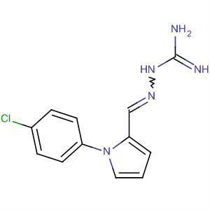 Molecular Structure of 498564-36-6 (Hydrazinecarboximidamide,
2-[[1-(4-chlorophenyl)-1H-pyrrol-2-yl]methylene]-)