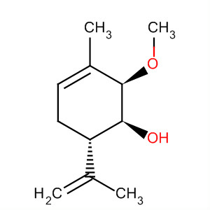 Molecular Structure of 499781-60-1 (3-Cyclohexen-1-ol, 2-methoxy-3-methyl-6-(1-methylethenyl)-,
(1S,2R,6S)-)