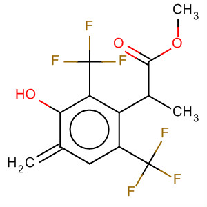 Molecular Structure of 499972-30-4 (Benzenepropanoic acid,
b-hydroxy-a-methylene-3,5-bis(trifluoromethyl)-, methyl ester)