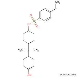 Molecular Structure of 499997-42-1 (Benzenesulfonic acid, 4-ethenyl-,
4-[1-(4-hydroxycyclohexyl)-1-methylethyl]cyclohexyl ester)