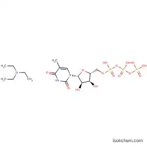 Molecular Structure of 500883-64-7 (Thymidine 5'-(tetrahydrogen triphosphate), compd. with
N,N-diethylethanamine (1:1))