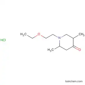 Molecular Structure of 500903-71-9 (4-Piperidinone, 1-(2-ethoxyethyl)-2,5-dimethyl-, hydrochloride)