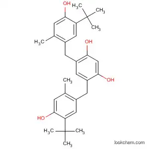 Molecular Structure of 500906-30-9 (1,3-Benzenediol,
4,6-bis[[5-(1,1-dimethylethyl)-4-hydroxy-2-methylphenyl]methyl]-)