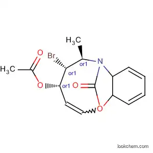 Molecular Structure of 500909-93-3 (2H-3,1-Benzoxazocin-2-one,
6-(acetyloxy)-5-bromo-1,4,5,6-tetrahydro-4-methyl-, (4R,5R,6S)-rel-)