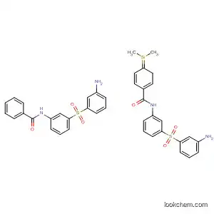 Molecular Structure of 500913-04-2 (Benzamide,
4,4'-(dimethylsilylene)bis[N-[3-[(3-aminophenyl)sulfonyl]phenyl]-)