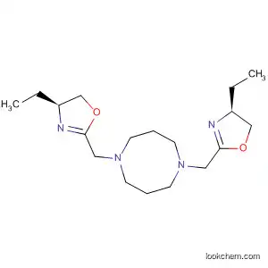 Molecular Structure of 501344-61-2 (1,5-Diazocine,
1,5-bis[[(4S)-4-ethyl-4,5-dihydro-2-oxazolyl]methyl]octahydro-)