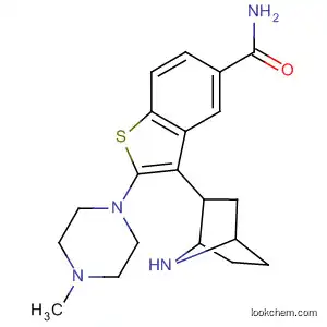 Molecular Structure of 501895-45-0 (Benzo[b]thiophene-5-carboxamide,
N-(1S,2R,4R)-7-azabicyclo[2.2.1]hept-2-yl-2-(4-methyl-1-piperazinyl)-)