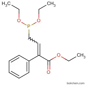 Benzeneacetic acid, a-[2-(diethoxyphosphinyl)ethylidene]-, ethyl ester