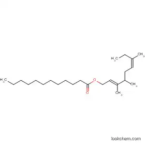 Molecular Structure of 502163-87-3 (Dodecanoic acid, (2E,4S,6Z)-3,4,7-trimethyl-2,6-nonadienyl ester)
