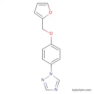 Molecular Structure of 502657-19-4 (1H-1,2,4-Triazole, 1-[4-(2-furanylmethoxy)phenyl]-)