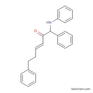 Molecular Structure of 505094-88-2 (3-Hexen-2-one, 1,6-diphenyl-1-(phenylamino)-, (3E)-)