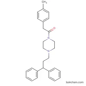 Molecular Structure of 510725-72-1 (Piperazine, 1-(3,3-diphenylpropyl)-4-[(4-methylphenyl)acetyl]-)