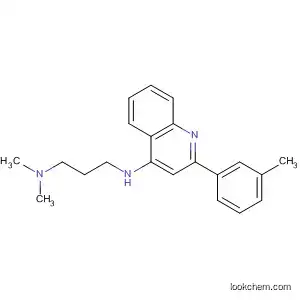 Molecular Structure of 510755-31-4 (1,3-Propanediamine, N,N-dimethyl-N'-[2-(3-methylphenyl)-4-quinolinyl]-)
