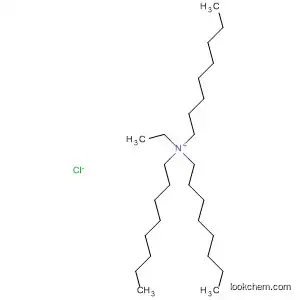 Molecular Structure of 51277-93-1 (1-Octanaminium, N-ethyl-N,N-dioctyl-, chloride)