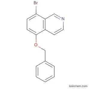 Molecular Structure of 521313-57-5 (Isoquinoline, 8-bromo-5-(phenylmethoxy)-)
