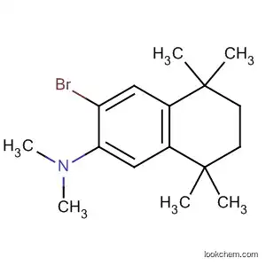 Molecular Structure of 532440-30-5 (2-Naphthalenamine,
3-bromo-5,6,7,8-tetrahydro-N,N,5,5,8,8-hexamethyl-)