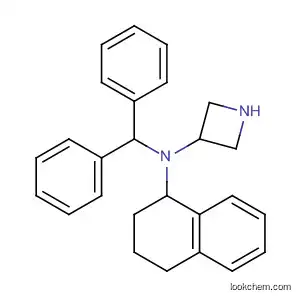 Molecular Structure of 534618-20-7 (3-Azetidinamine,
1-(diphenylmethyl)-N-(1,2,3,4-tetrahydro-1-naphthalenyl)-)